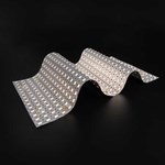 hoja de luz led individual blanca